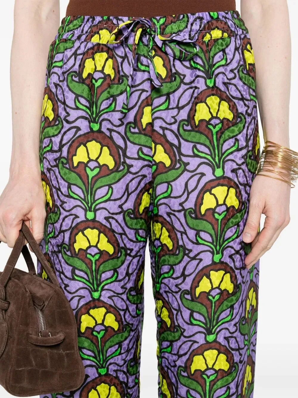 Anjuna Majda Patterned Wide Leg Pants