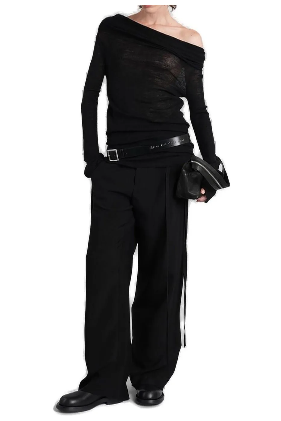 Ann Demeulemeester Tizziana Knitted Long Sleeve Top