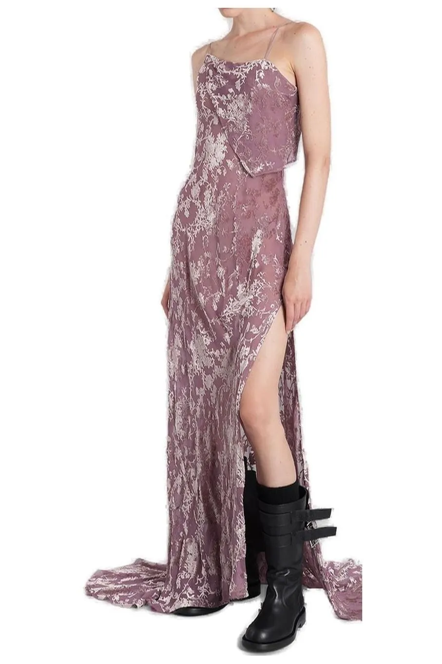 Ann Demeulemeester Aaricia Long Bias Slip Dress