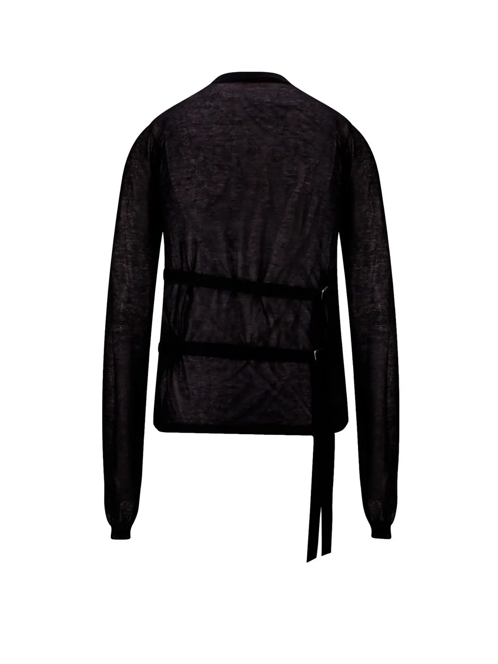 Ann Demeulemeester Double Strap Crewneck Top