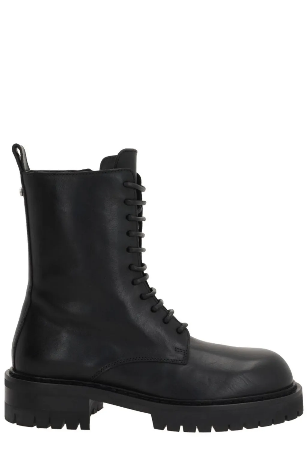 Ann Demeulemeester Round Toe Lace-Up Boots