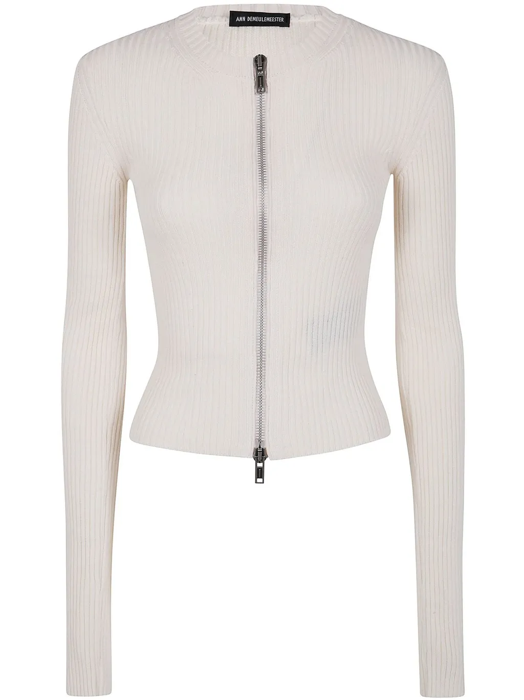 Ann Demeulemeester Zip-Up Knit Top