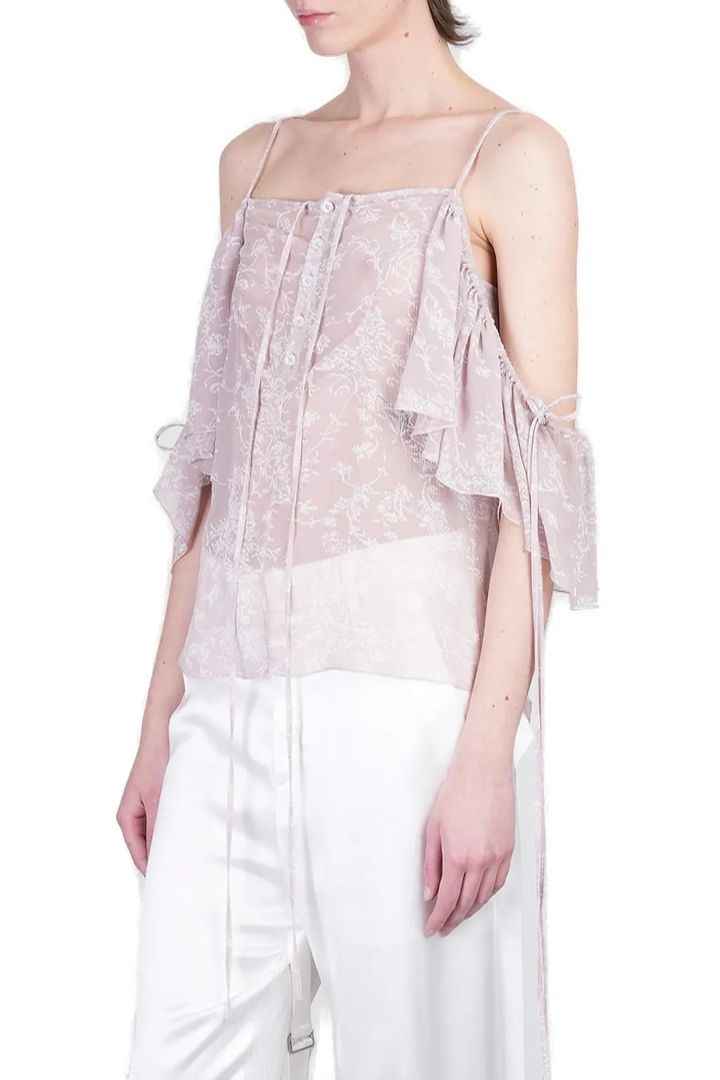 Ann Demeulemeester Valeska Bias Top