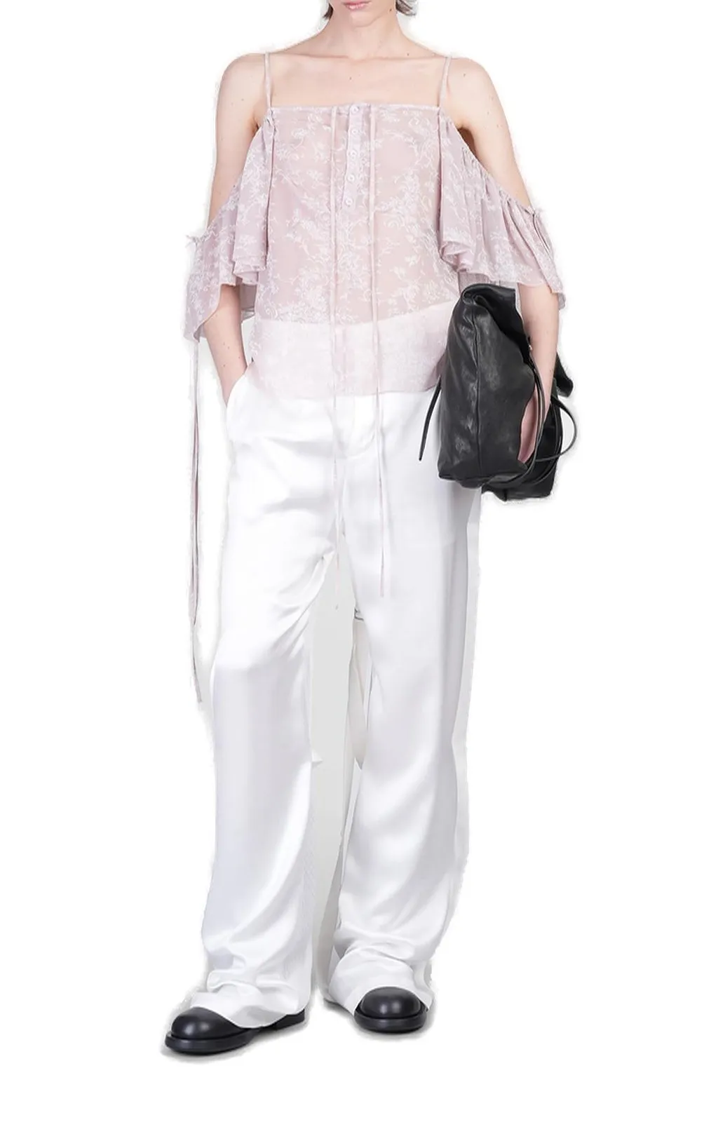 Ann Demeulemeester Valeska Bias Top