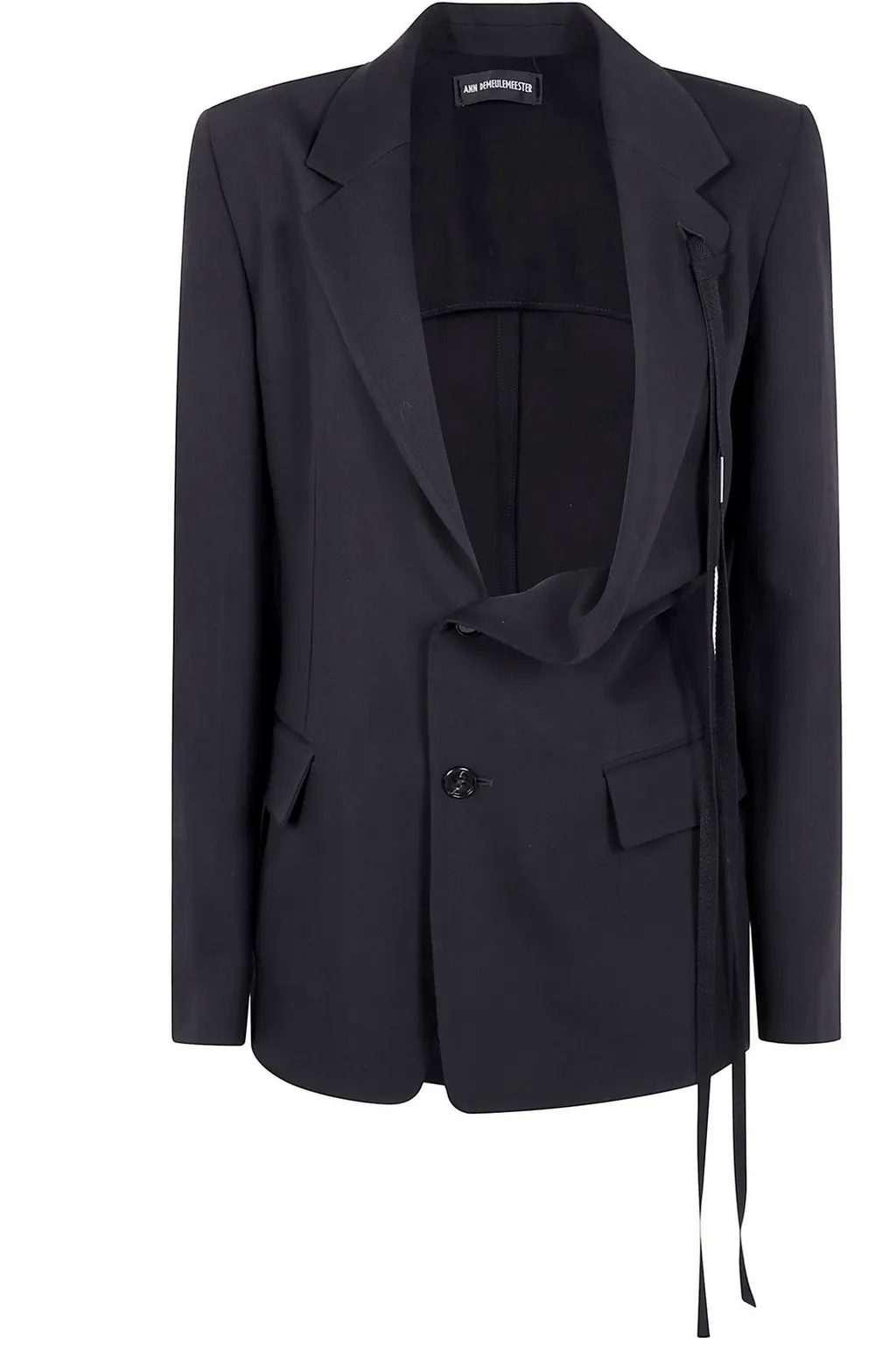 Ann Demeulemeester Disa Single-Breasted Blazer