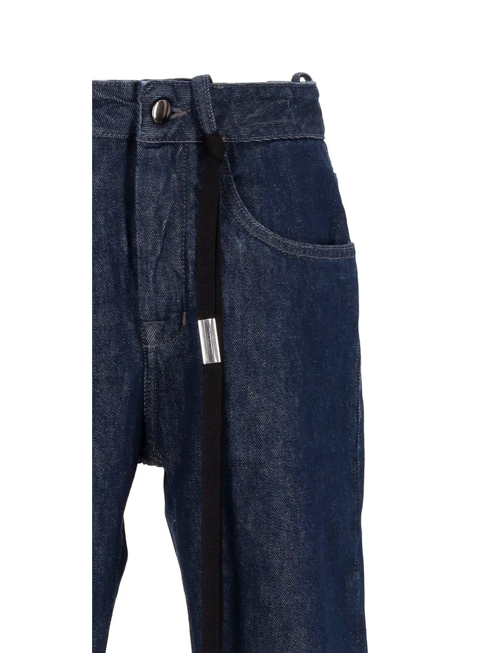 Ann Demeulemeester High-Waist Straight-Leg Jeans