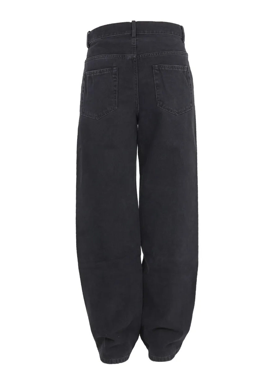 Ann Demeulemeester Logo-Plaque Jeans