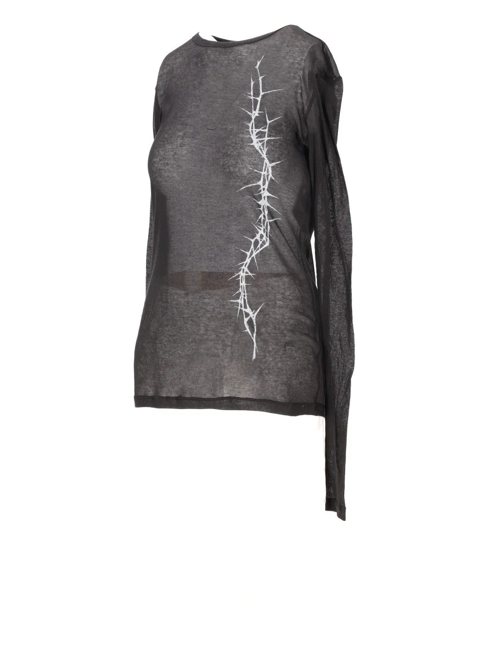 Ann Demeulemeester Fiene Printed Long-Sleeved T-Shirt