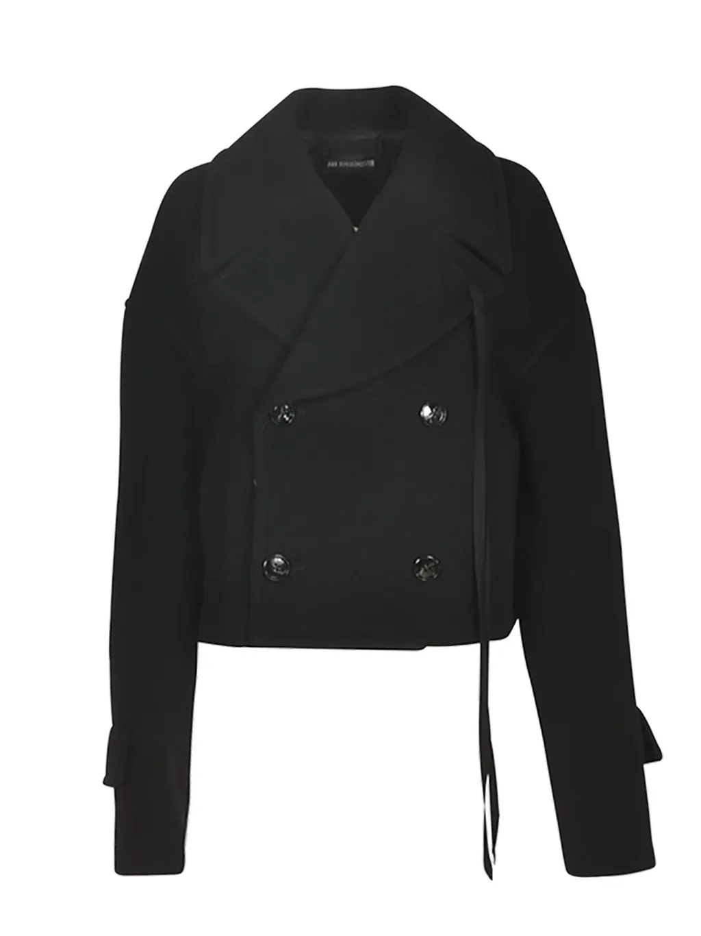 Ann Demeulemeester Davin Double-Breasted Short Caban