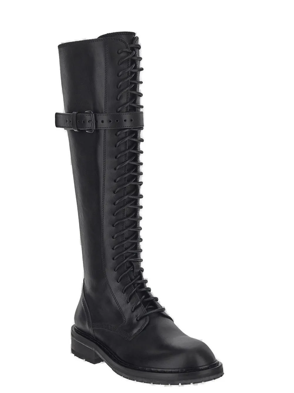 Ann Demeulemeester Rounded Toe Knee-High Boots