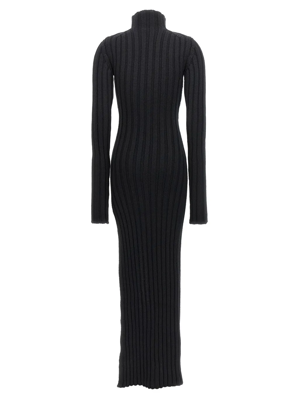 Ann Demeulemeester Cyntia High-Neck Knitted Dress