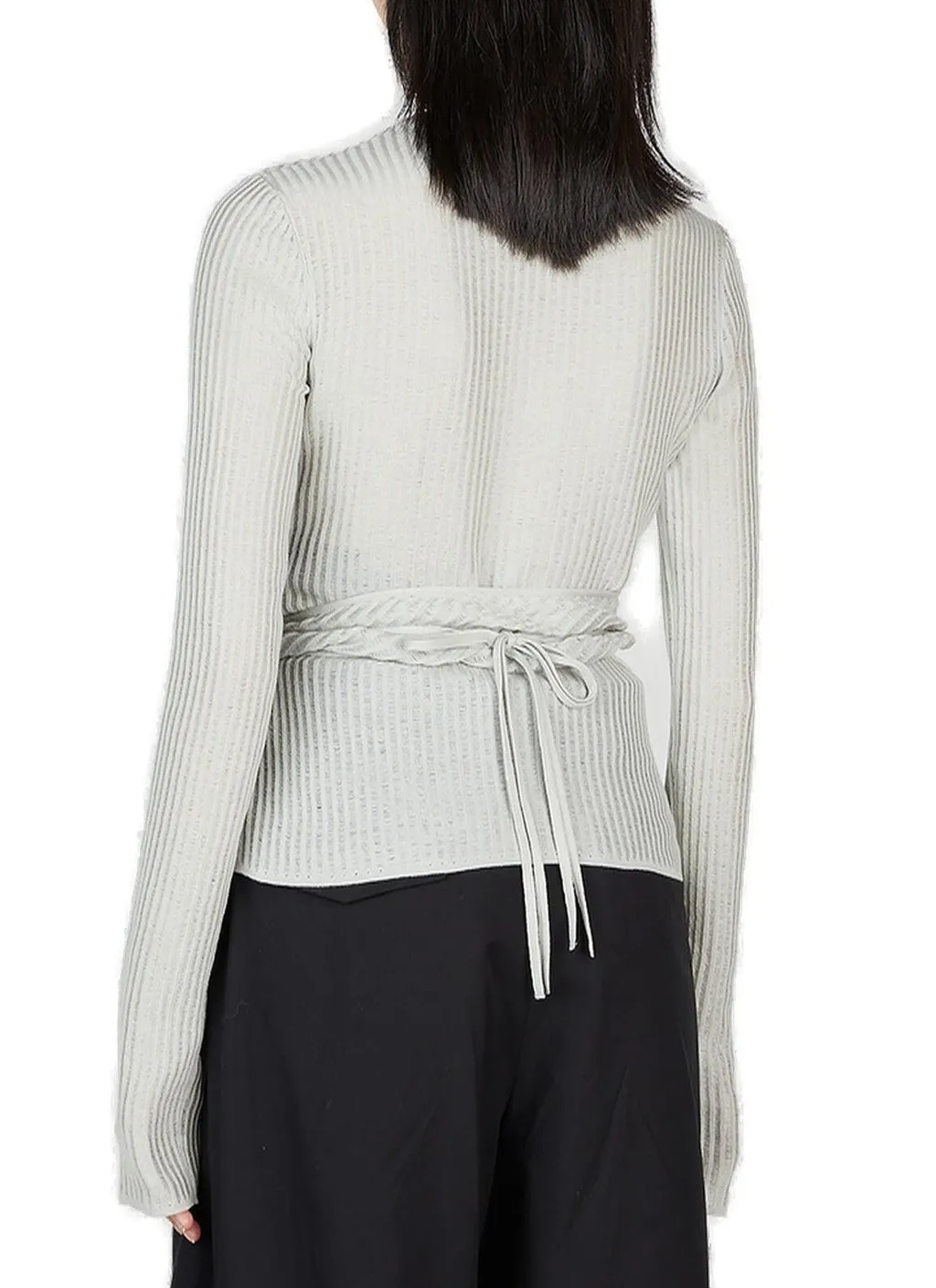 Ann Demeulemeester Cut-Out Knitted Top