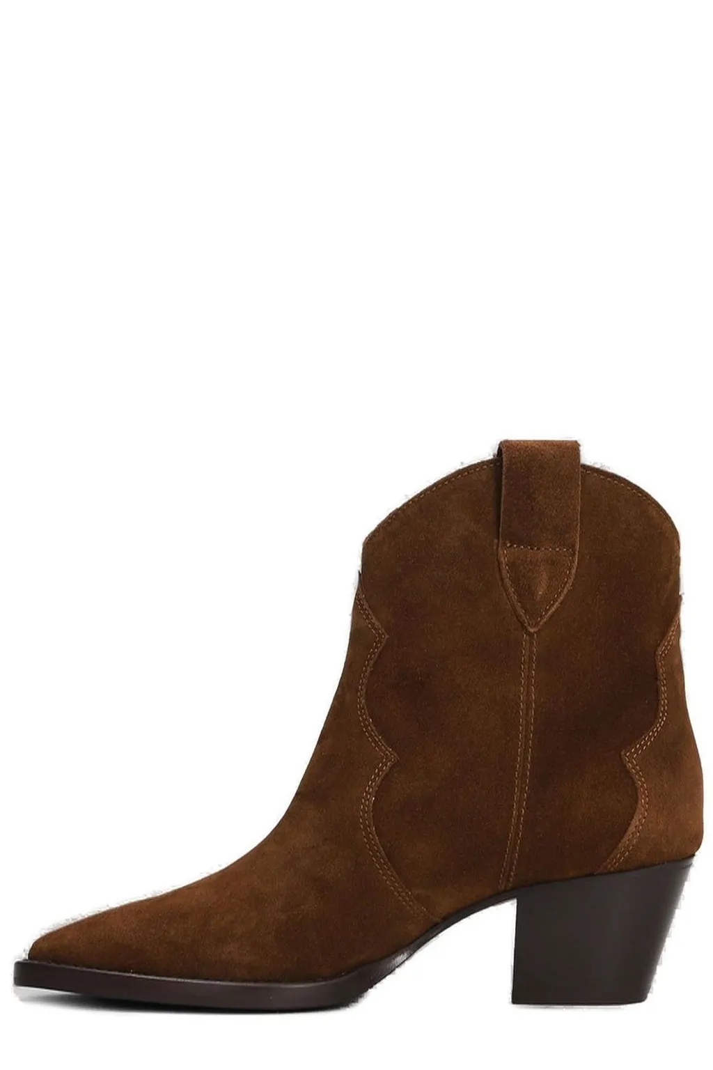 Anna F. Texan Block Heel Ankle Boots