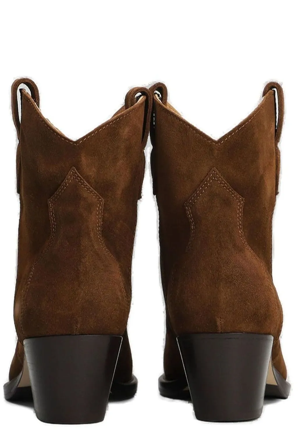 Anna F. Texan Block Heel Ankle Boots