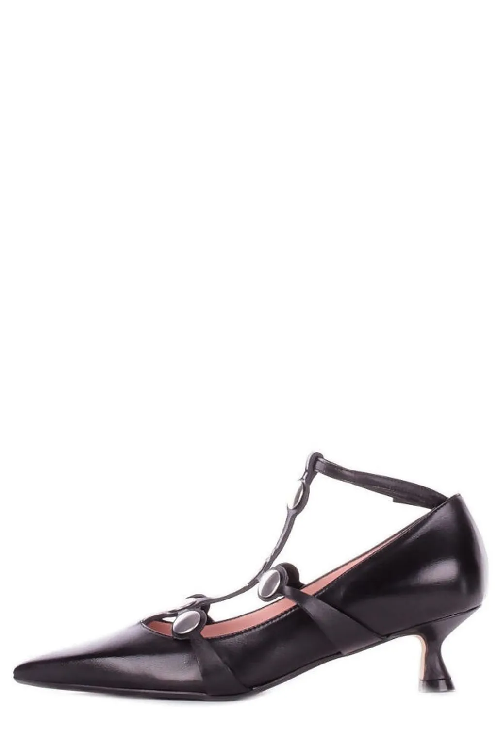 Anna F. T-Bar Pointed Toe Pumps