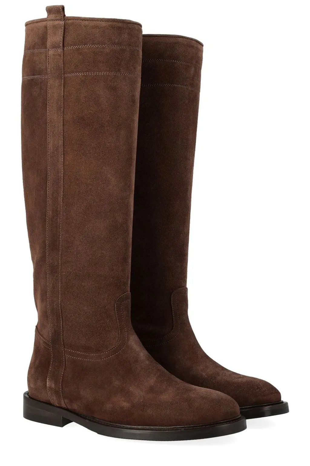 Anna F. Round Toe Knee Boots