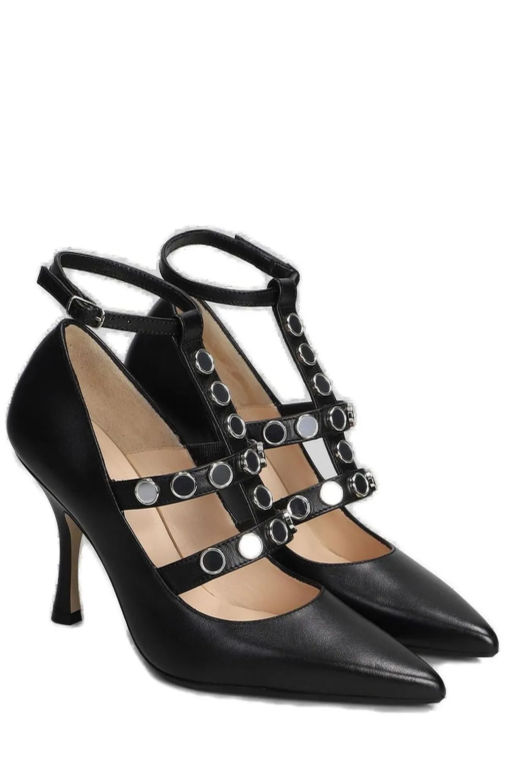 Anna F. T-Bar Strap Pumps