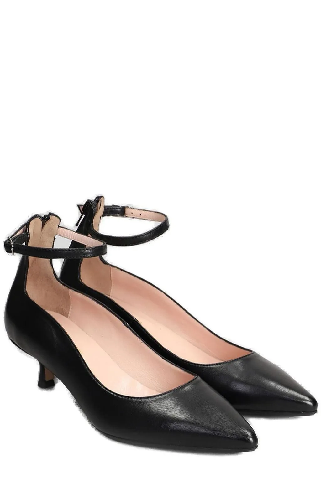 Anna F. Ankle Strapped Pumps