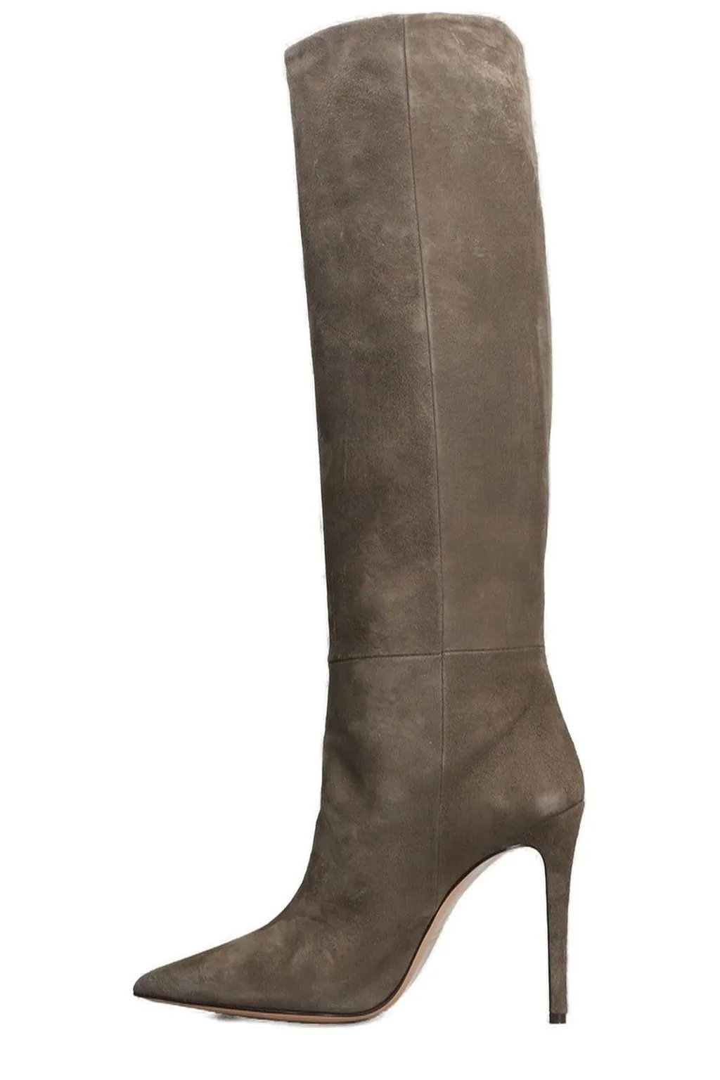 Anna F. Knee-High Pointed-Toe Boots