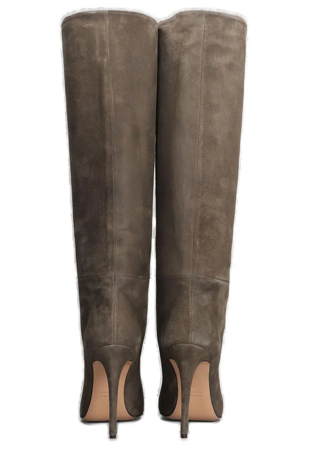 Anna F. Knee-High Pointed-Toe Boots
