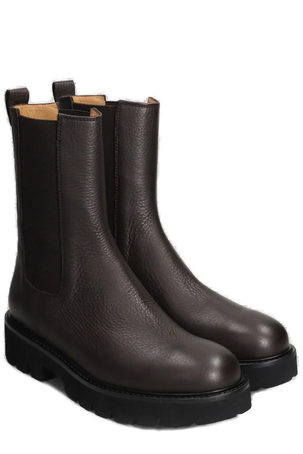 Anna F. Round Toe Combat Boots