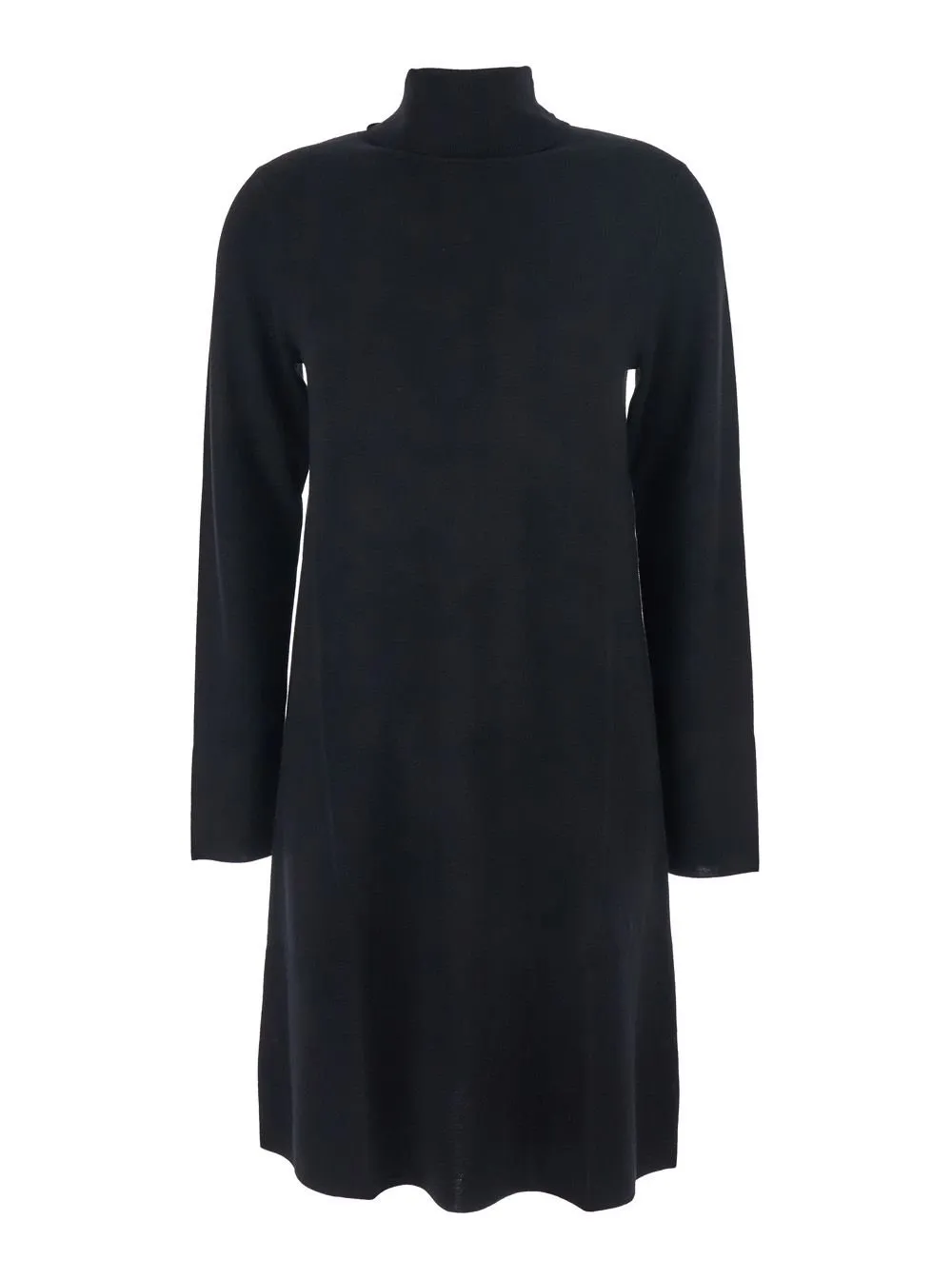 Allude Turtleneck Wool Dress