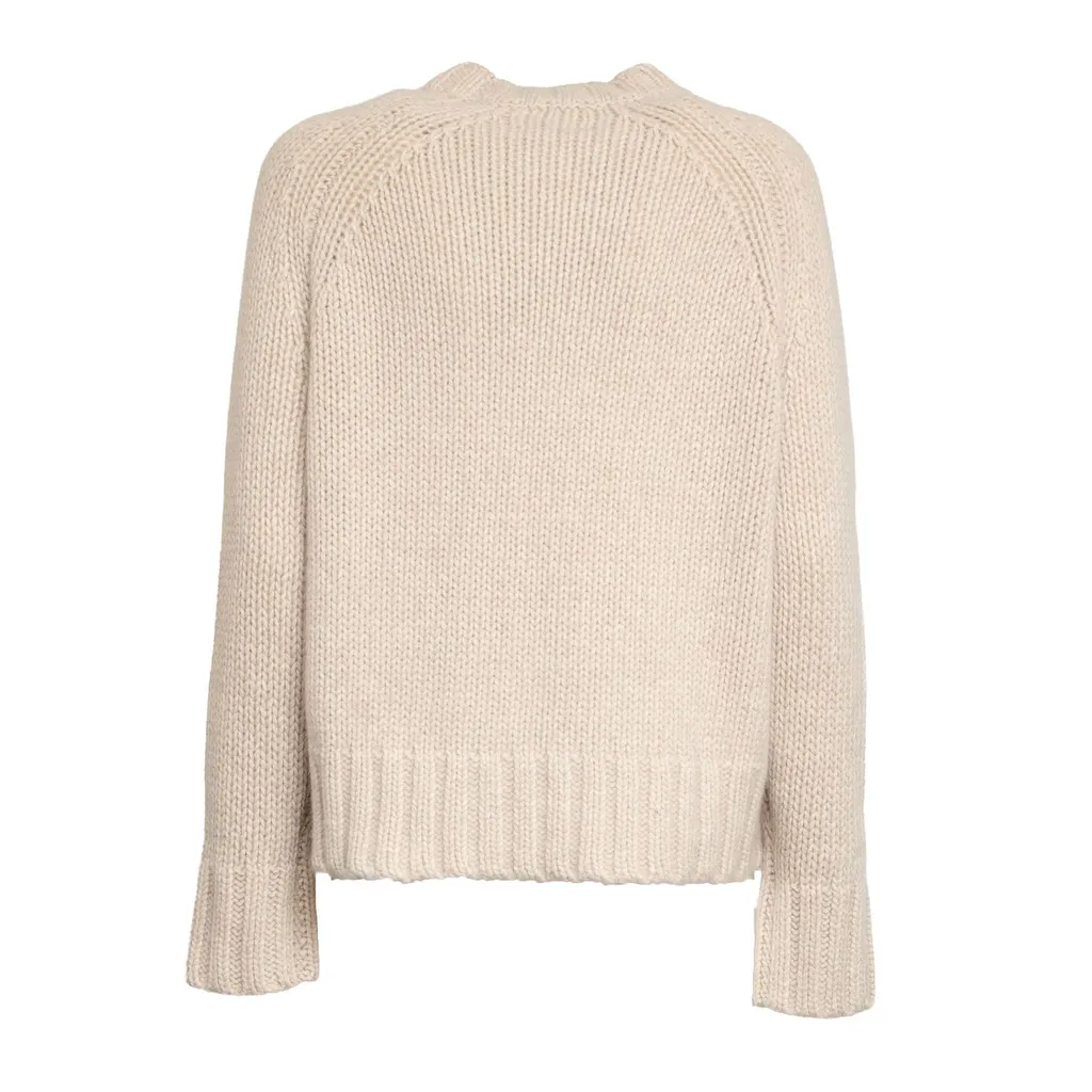Allude Ribbed Crewneck Knitwear