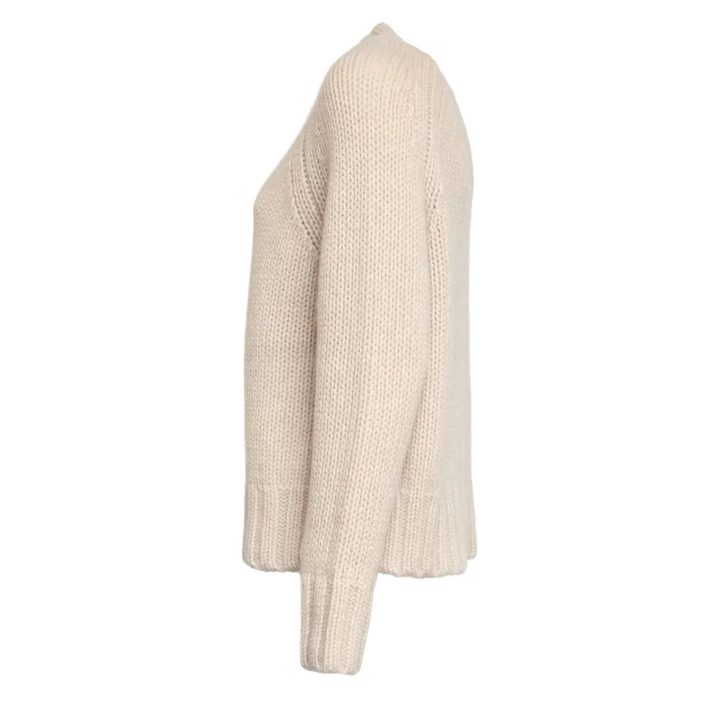 Allude Ribbed Crewneck Knitwear