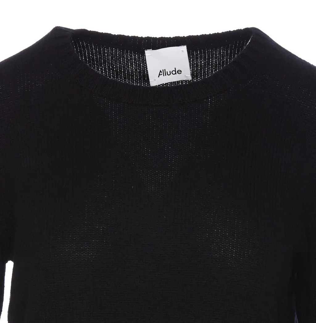 Allude Ribbed Crewneck Jumper
