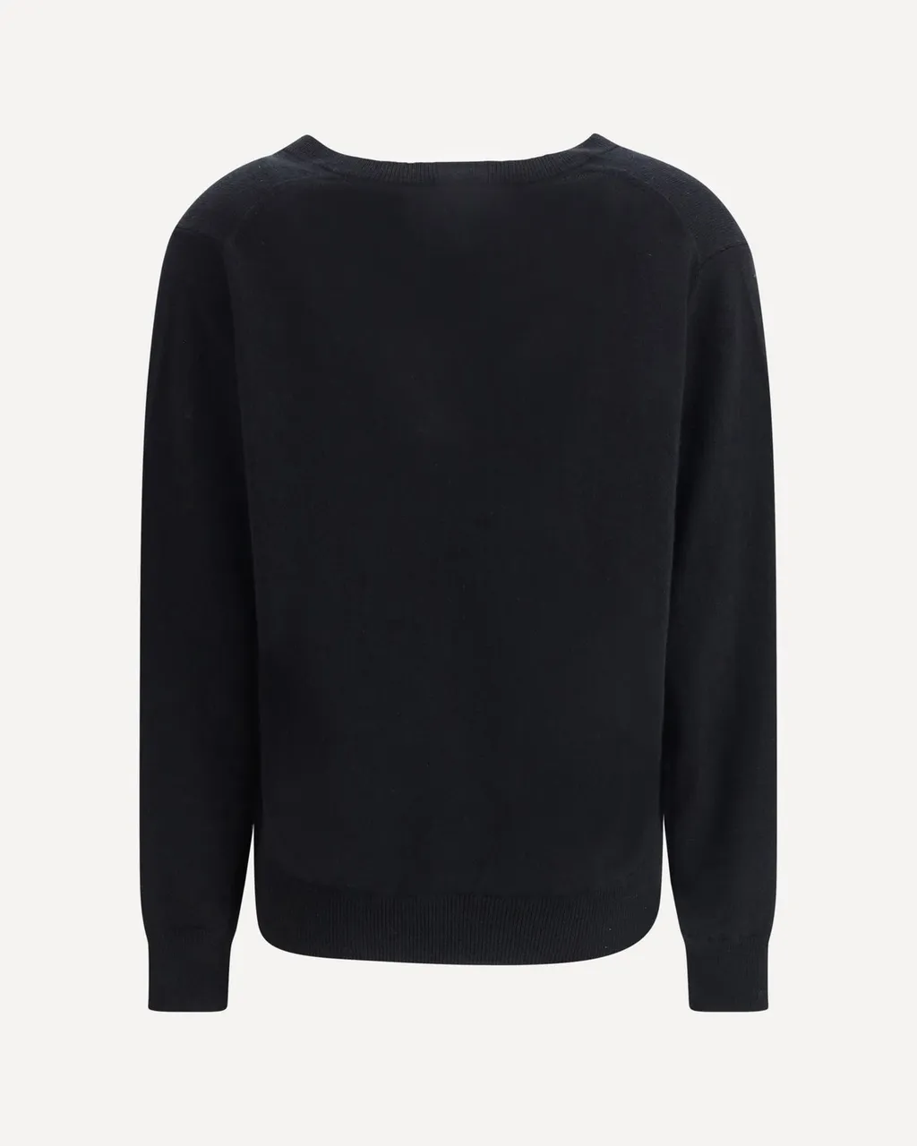 Allude Ribbed V-Neck Knitwear