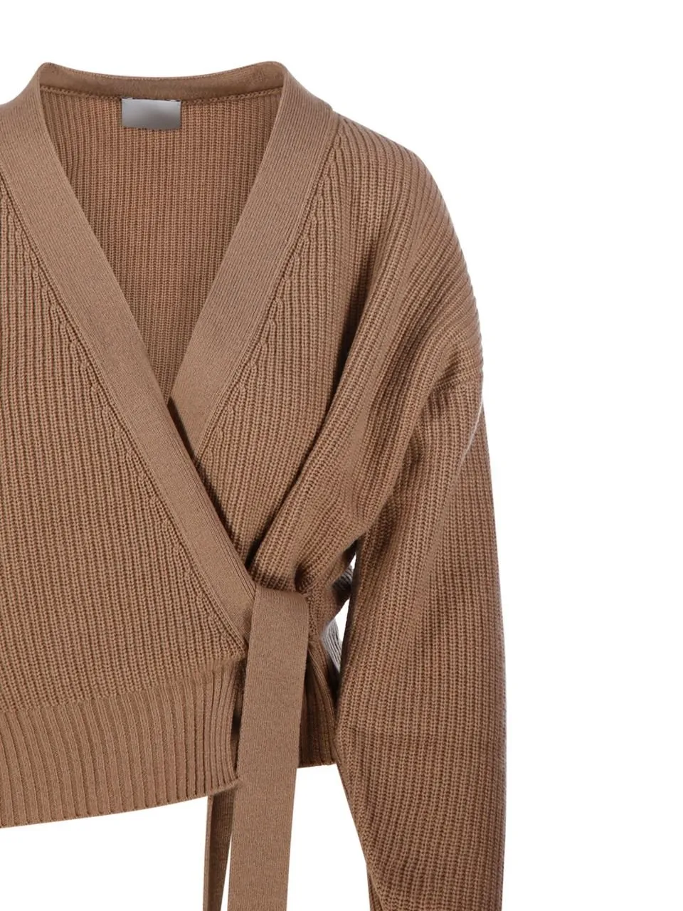 Allude Wrap-Front Cardigan Knitwear