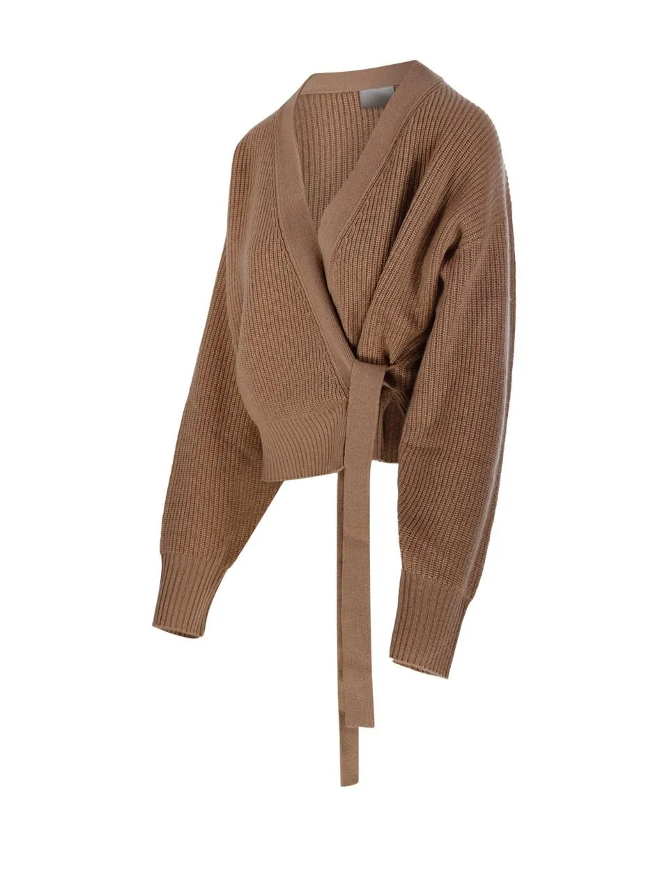 Allude Wrap-Front Cardigan Knitwear