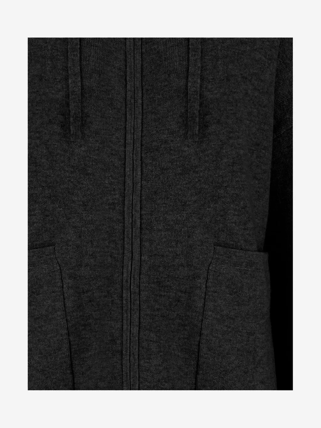 Allude Hooded Zip-Up Knitwear