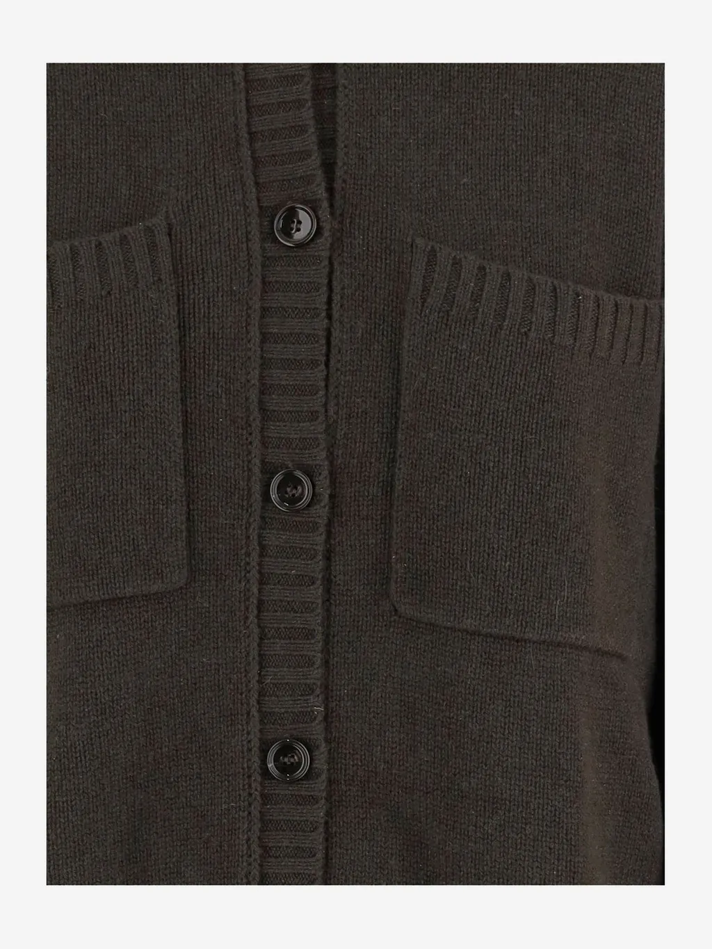 Allude Wool-Cashmere Cardigan Sweater