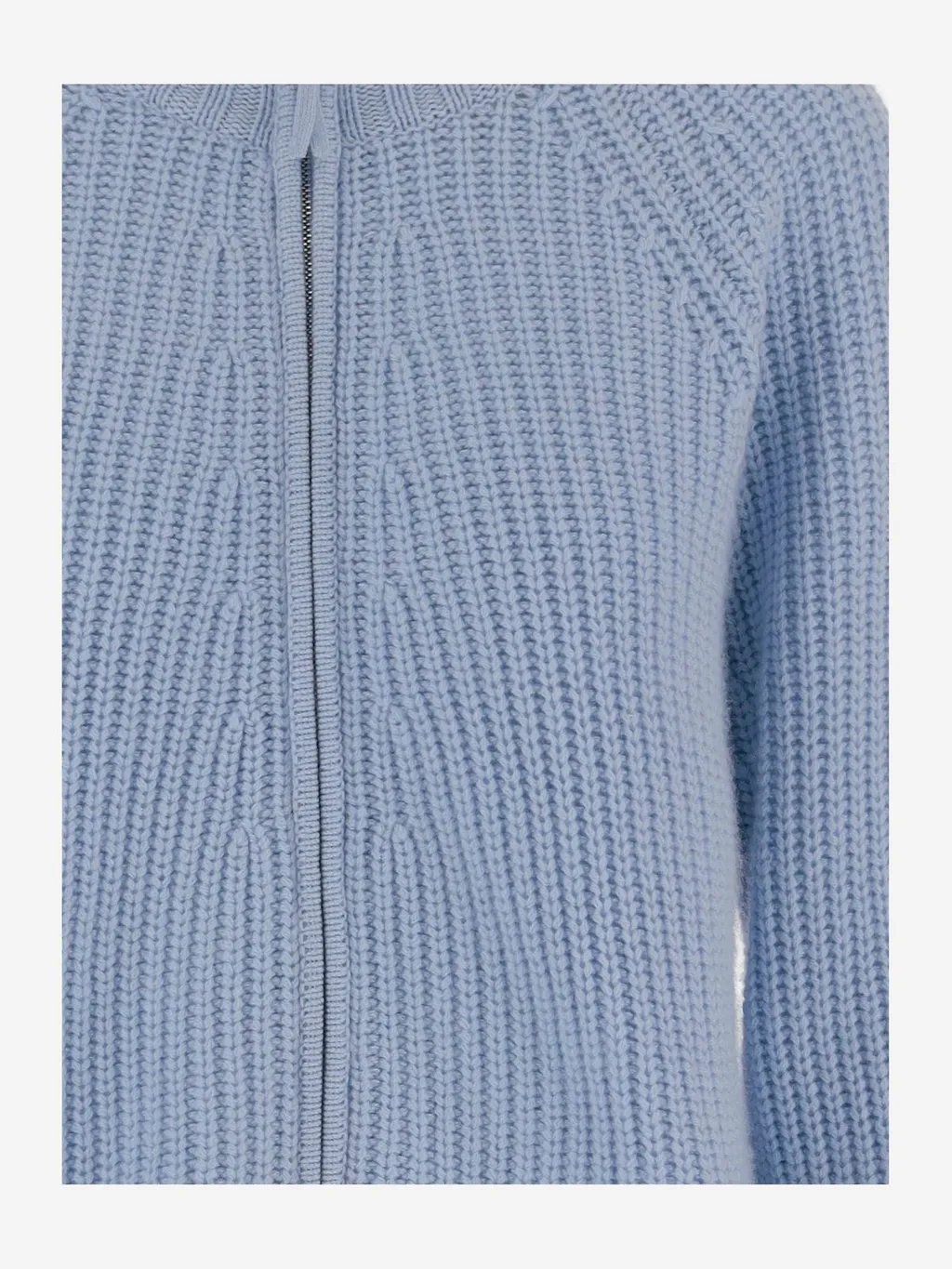Allude High Neck Zip Knitwear