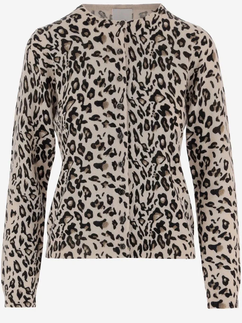 Allude Leopard Print Cardigan