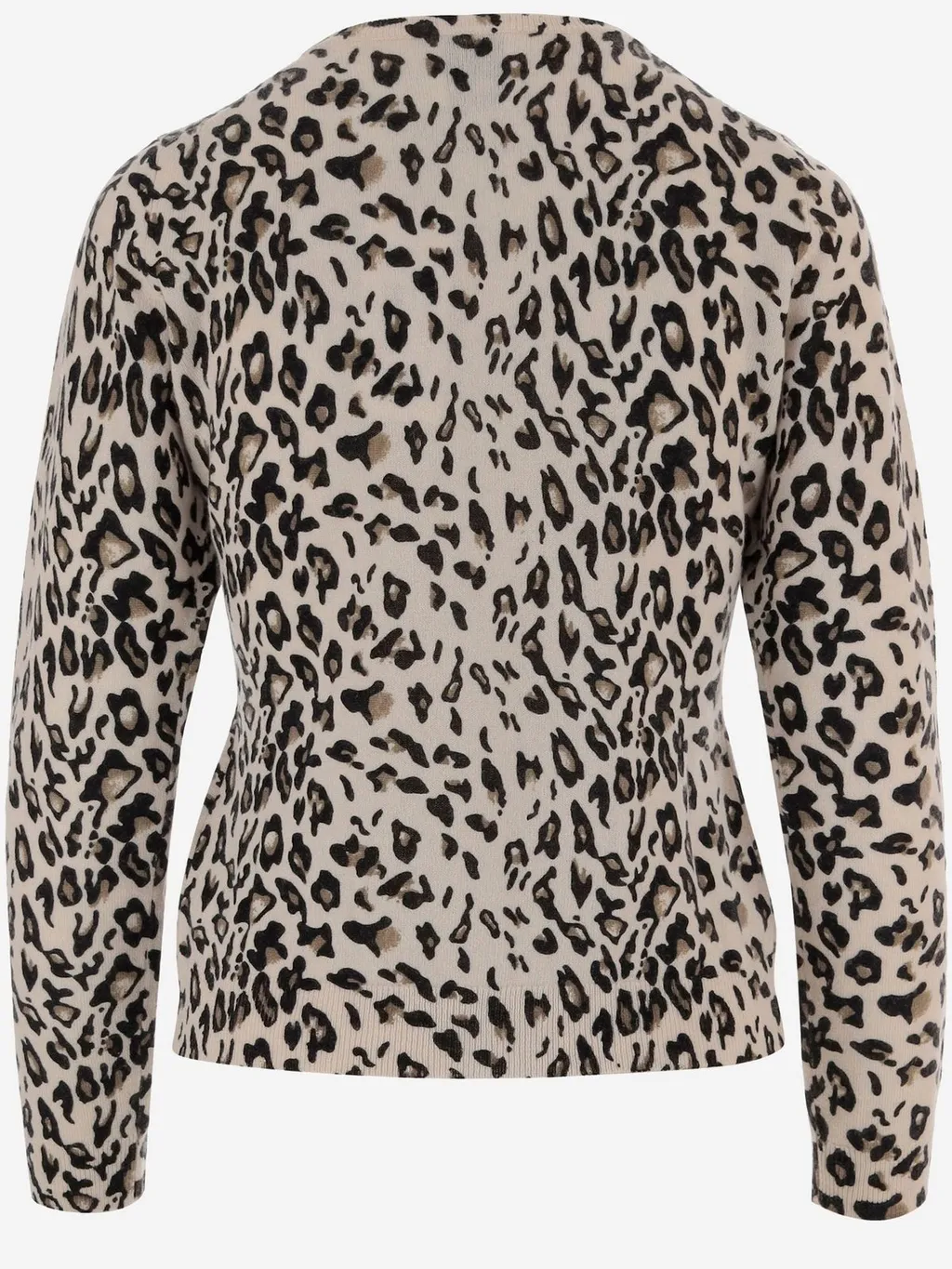 Allude Leopard Print Cardigan