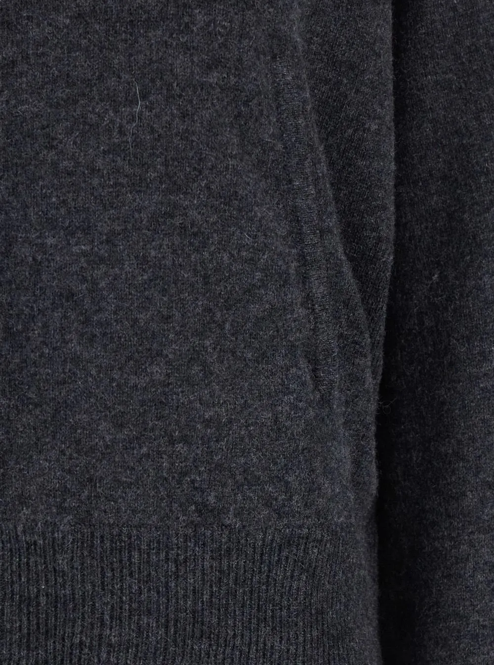 Allude Zip-Up Wool Hoodie