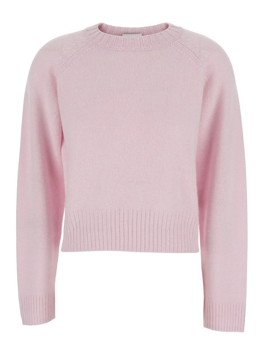 Allude Ribbed Crew Neck Knitwear