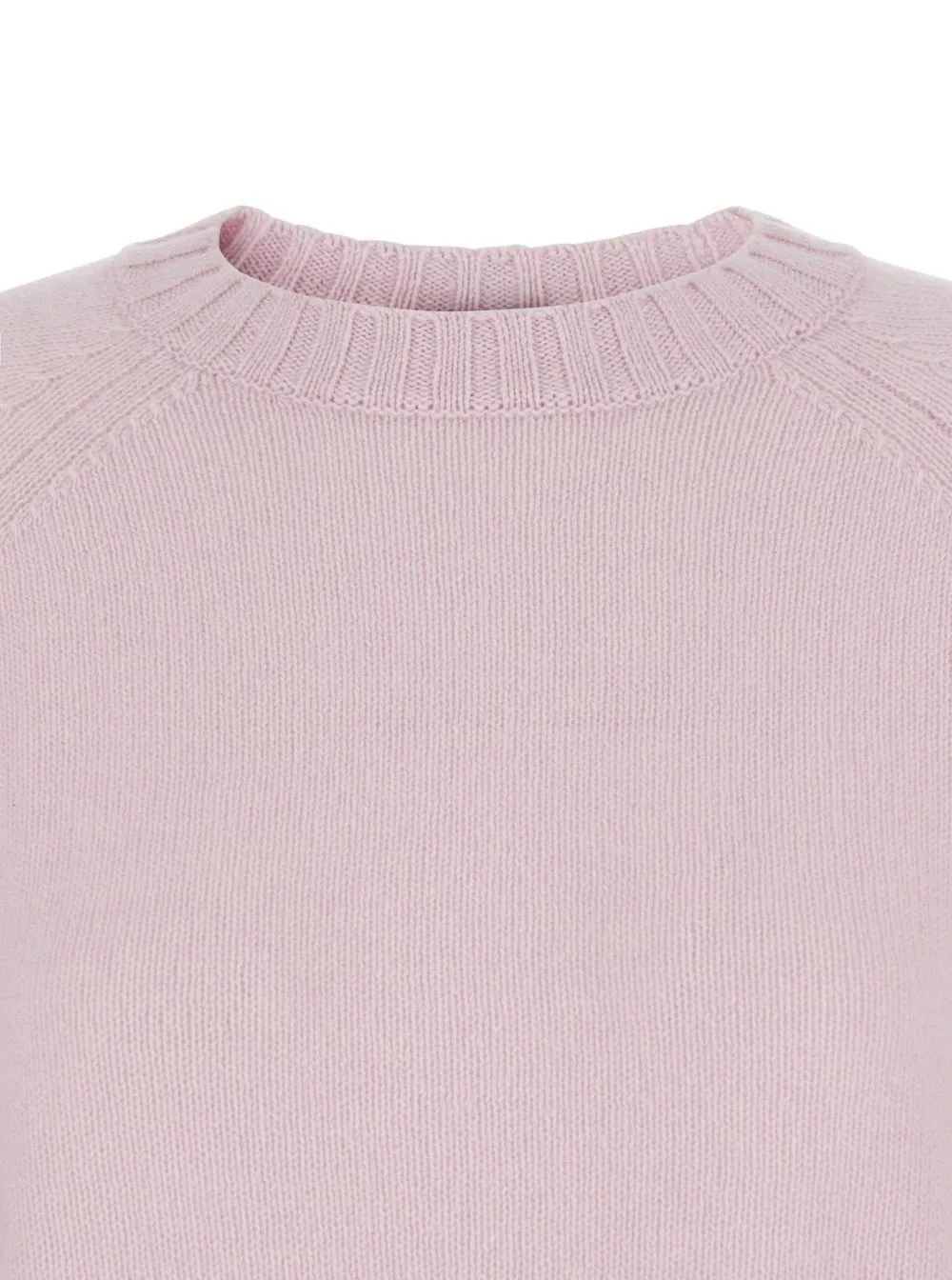 Allude Ribbed Crew Neck Knitwear