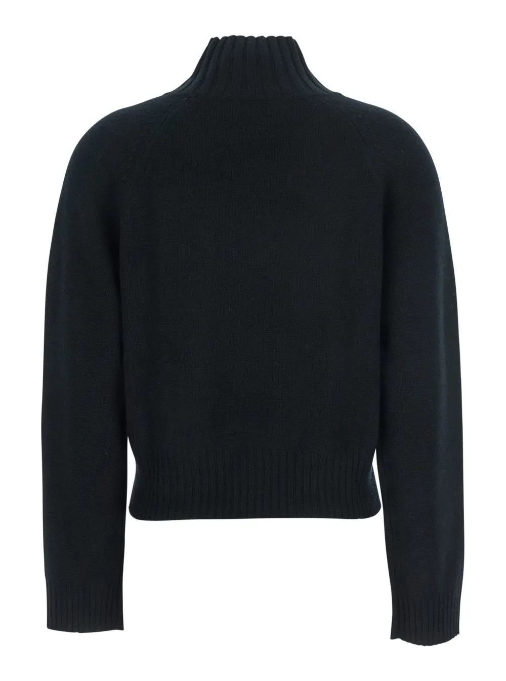 Allude High Neck Ribbed Knitwear