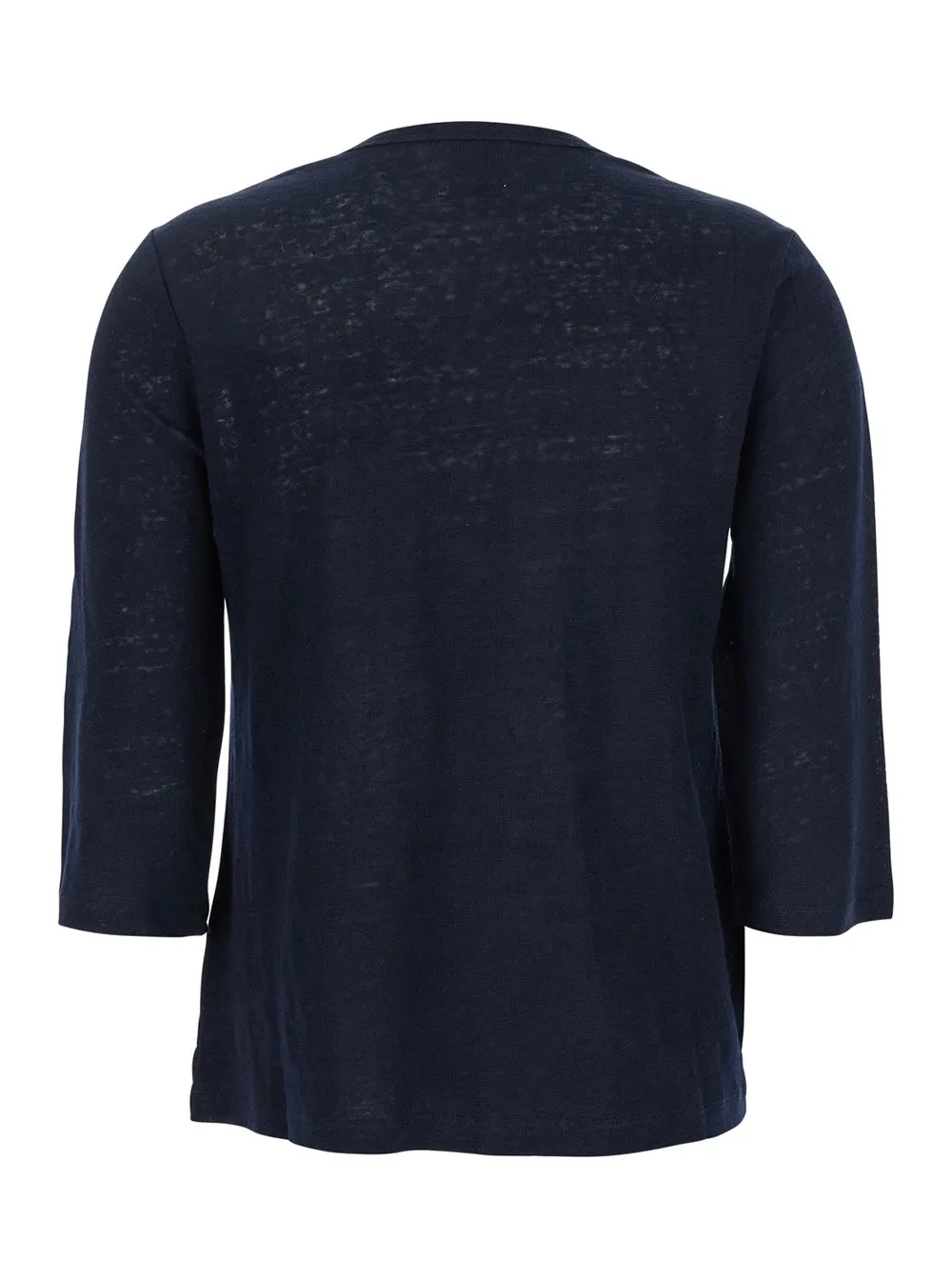 Allude Boat Neck Long Sleeve Sweater