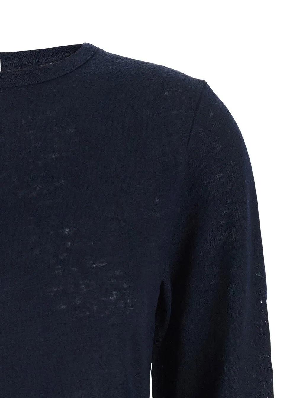 Allude Boat Neck Long Sleeve Sweater