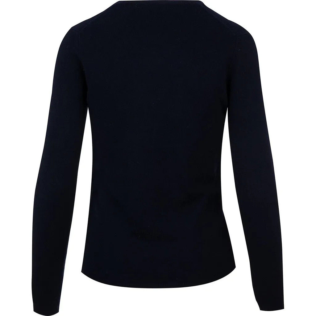 Allude V-Neck Knitted Pullover