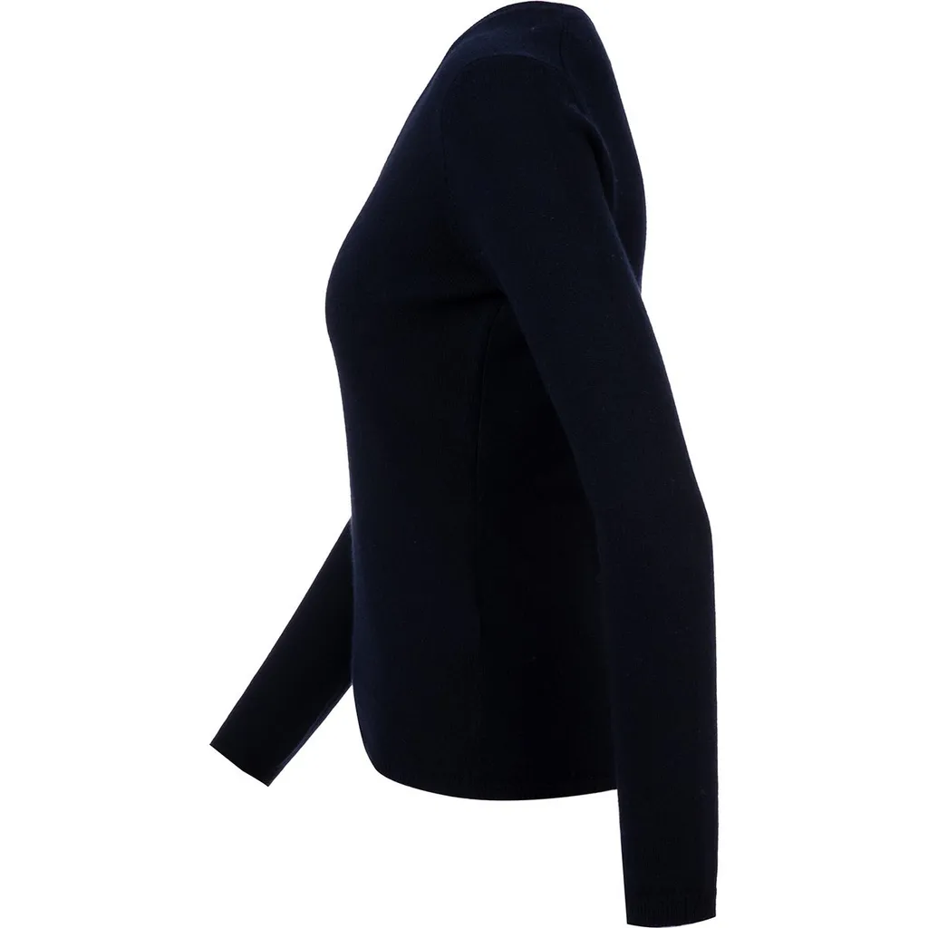 Allude V-Neck Knitted Pullover