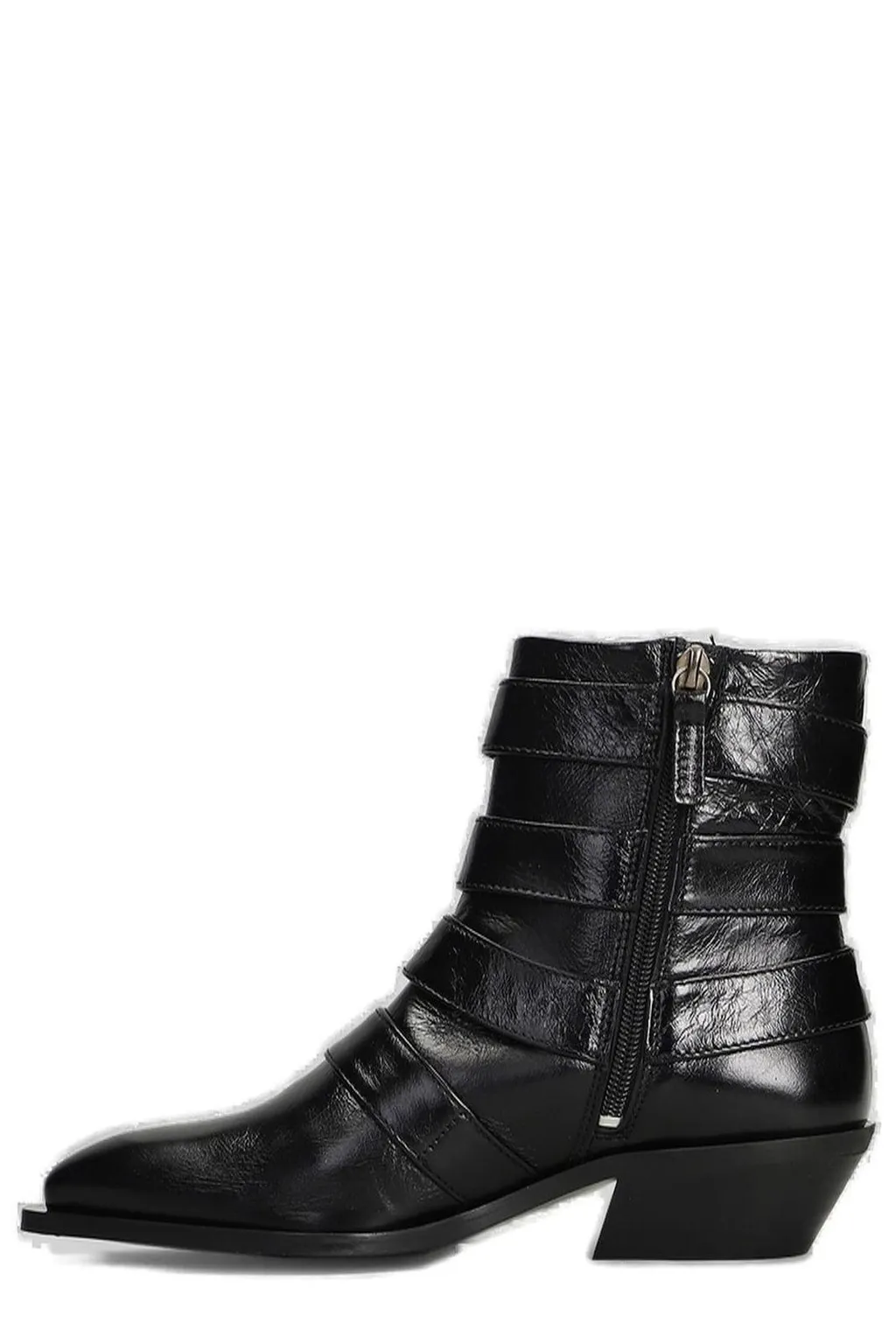 Alohas Eras Buckle Detailed Ankle Boots