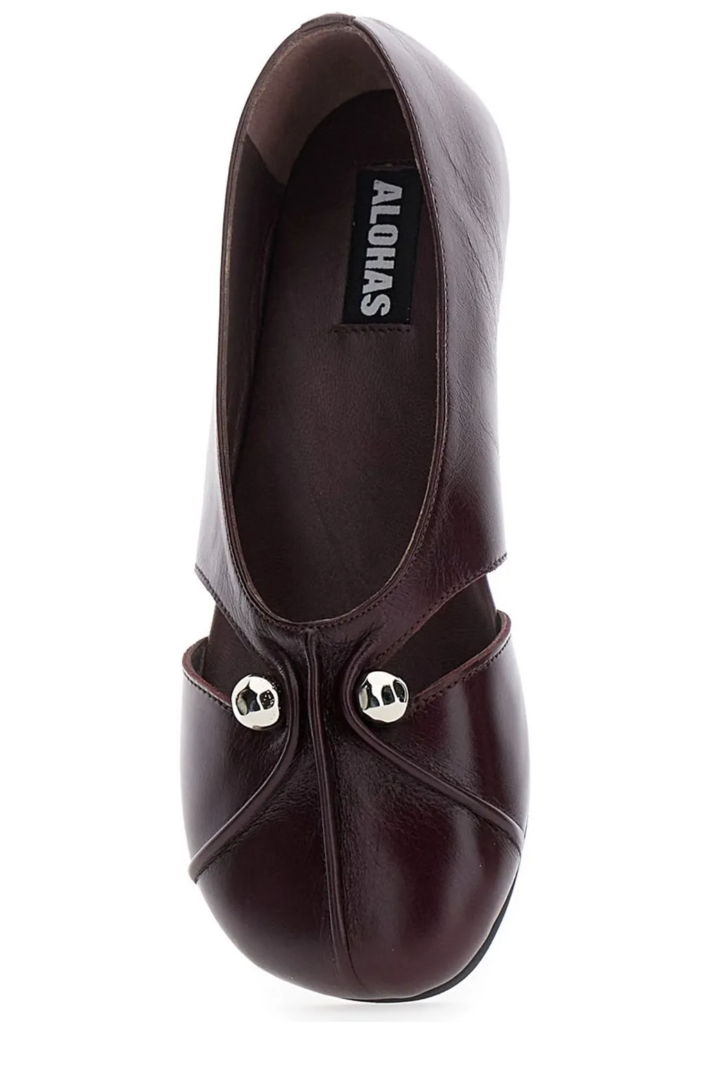 Alohas Ravena Rift Cut-Out Detailed Ballet Flats