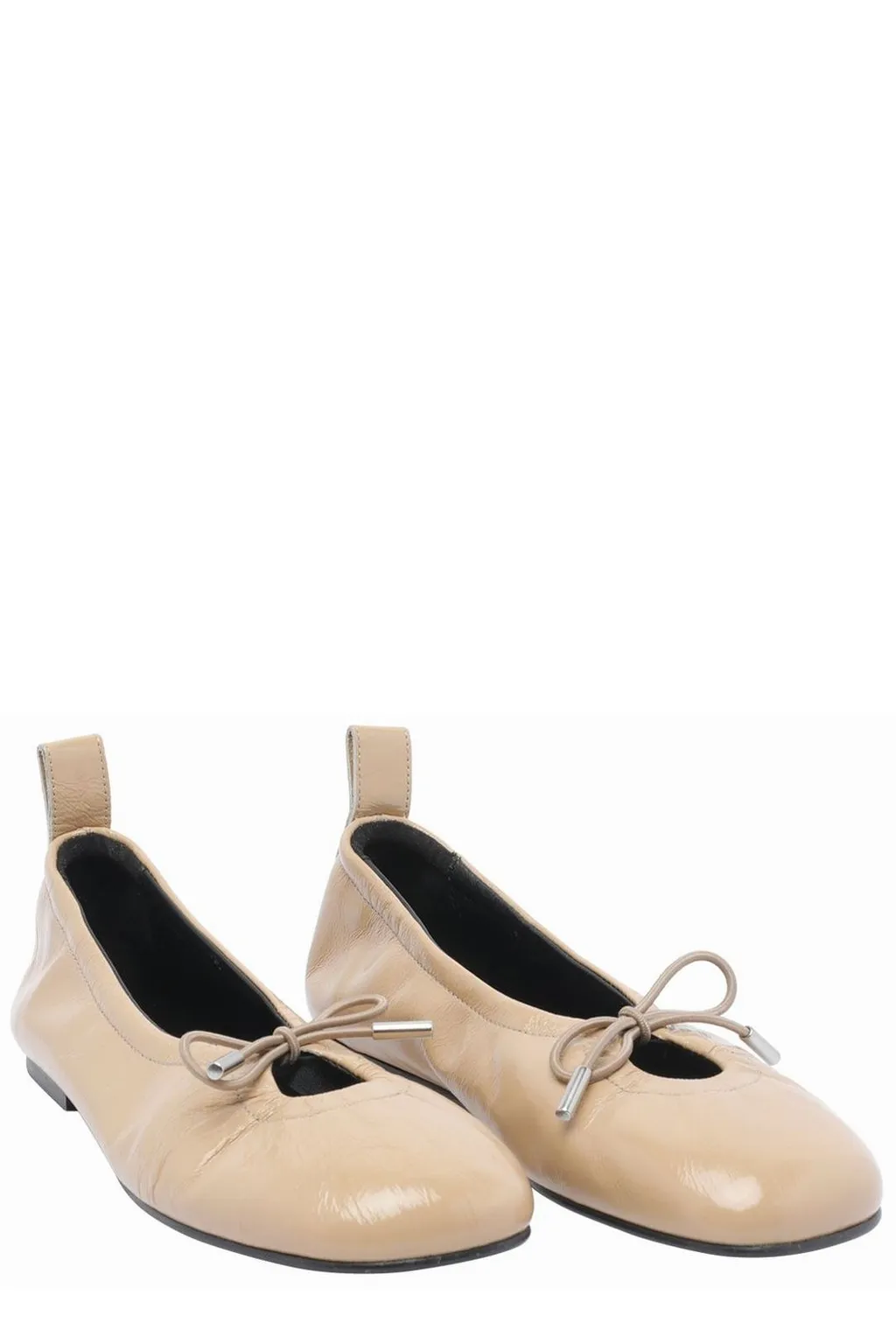 Alohas Rosalind Onix Leather Ballet Flats