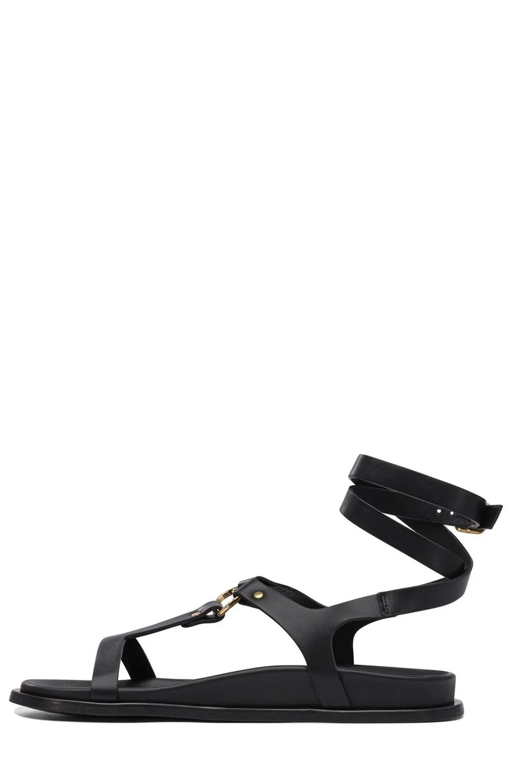 Alohas Leather Buckled Sandals