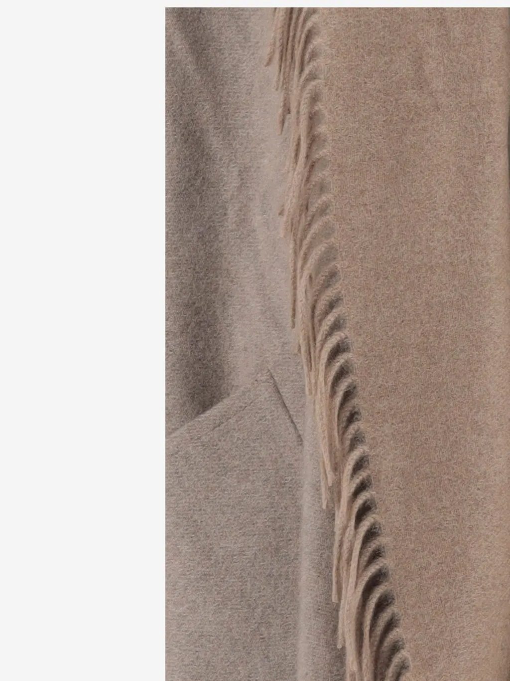 Alonpi Frayed-Edge Cashmere Cape